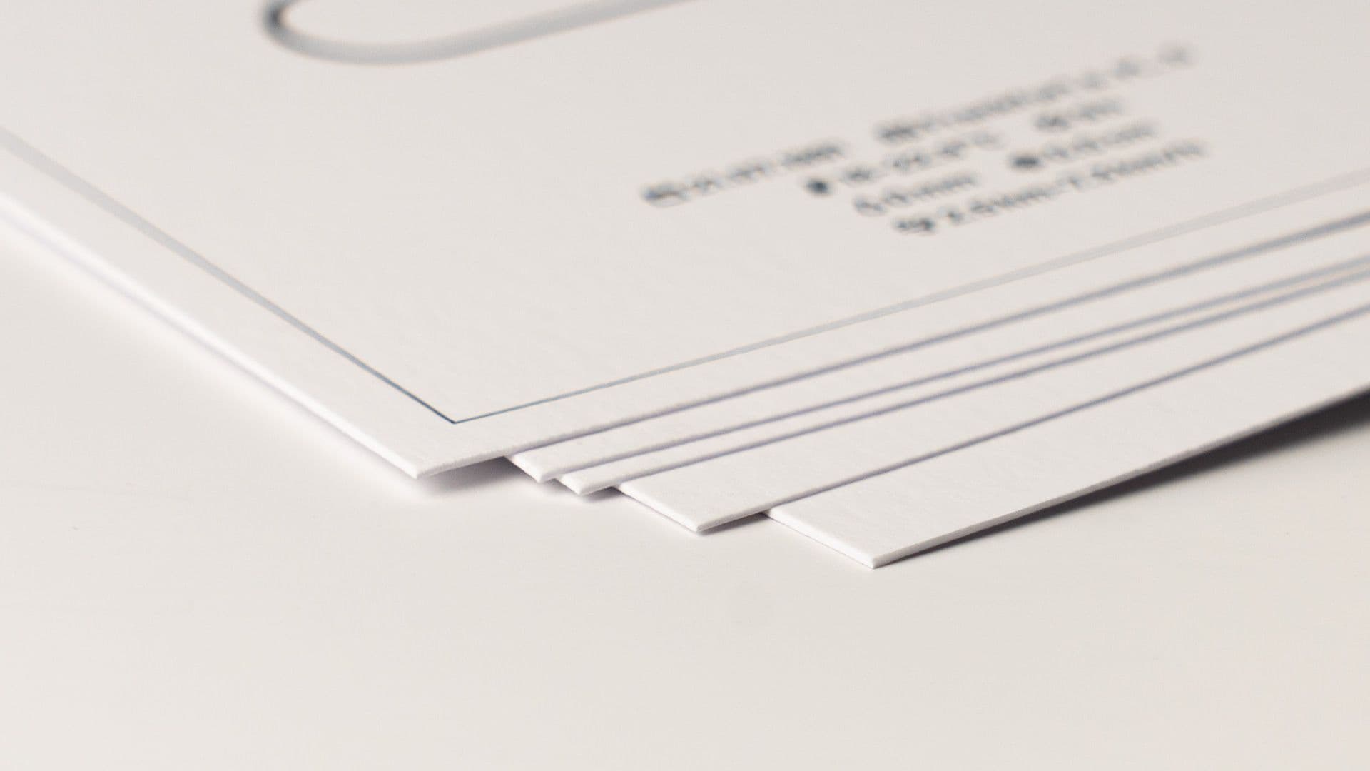 Product detail paper edges
